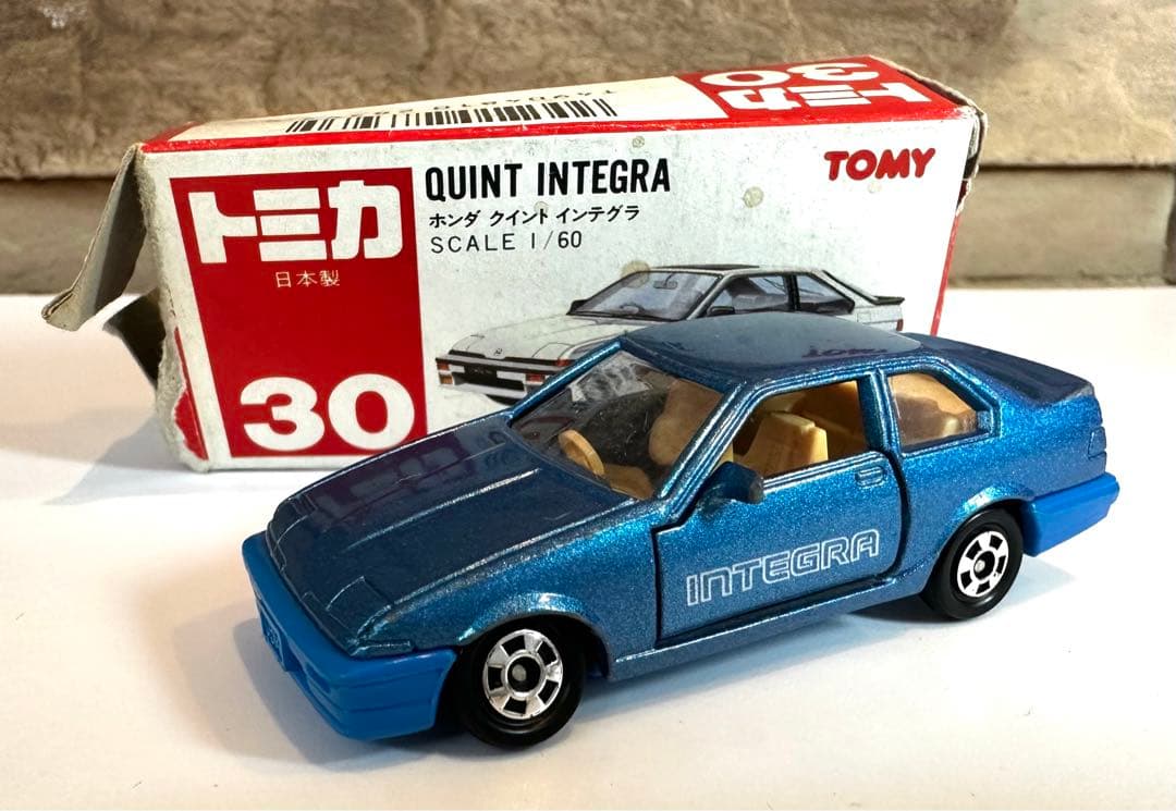 トミカ 赤箱 日本製 ホンダ クイント インテグラ - メルカリ