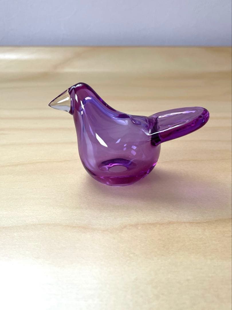 イッタラ　バード　シエッポ　アメジスト×クリア　scope Birds by Toikka | Amethyst bird | iittala