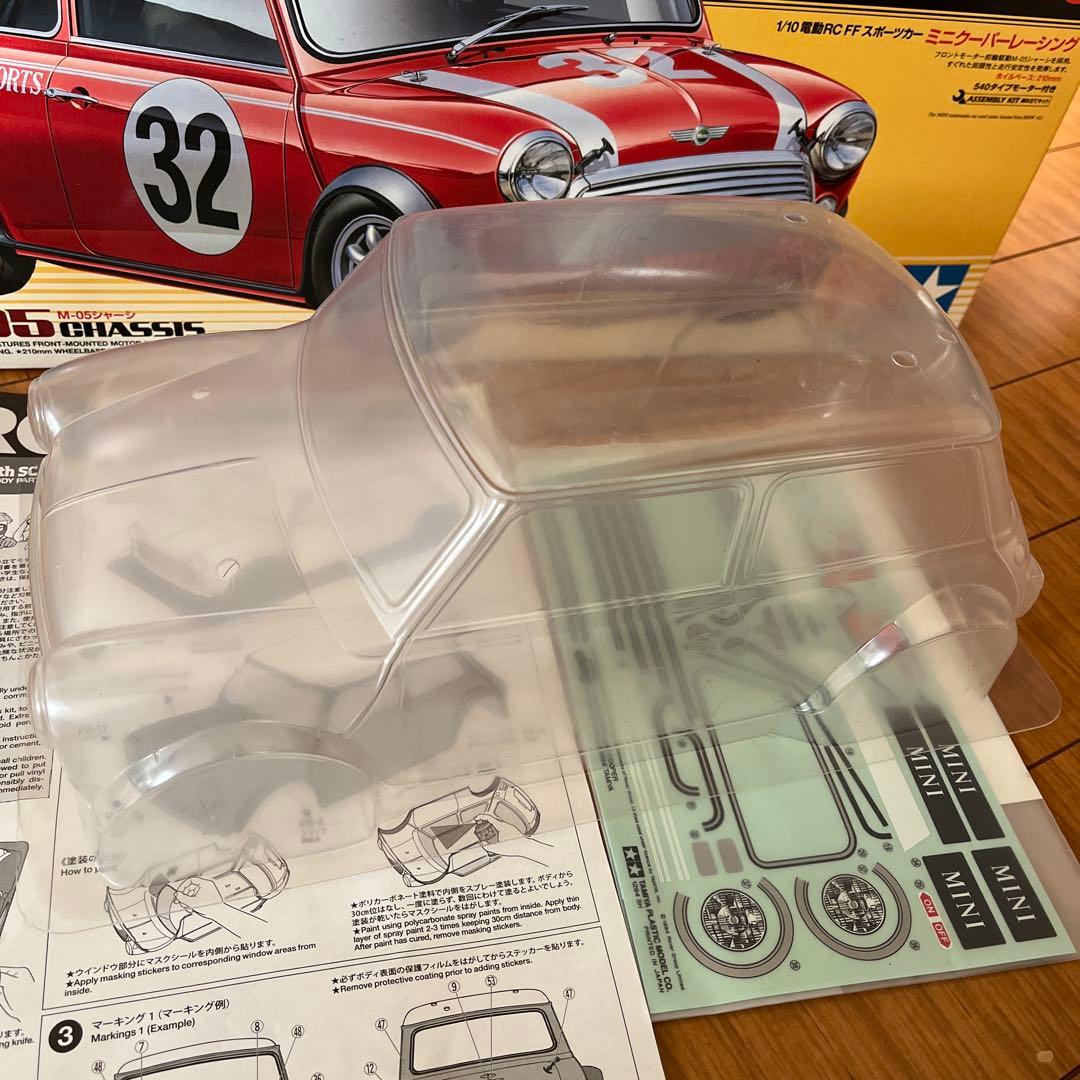 絶版　タミヤ ミニクーパー 1/10 ポリカーボネートボディキット タミヤ1/10スケールRCミニクーパーレーシングM05シリーズキット58438