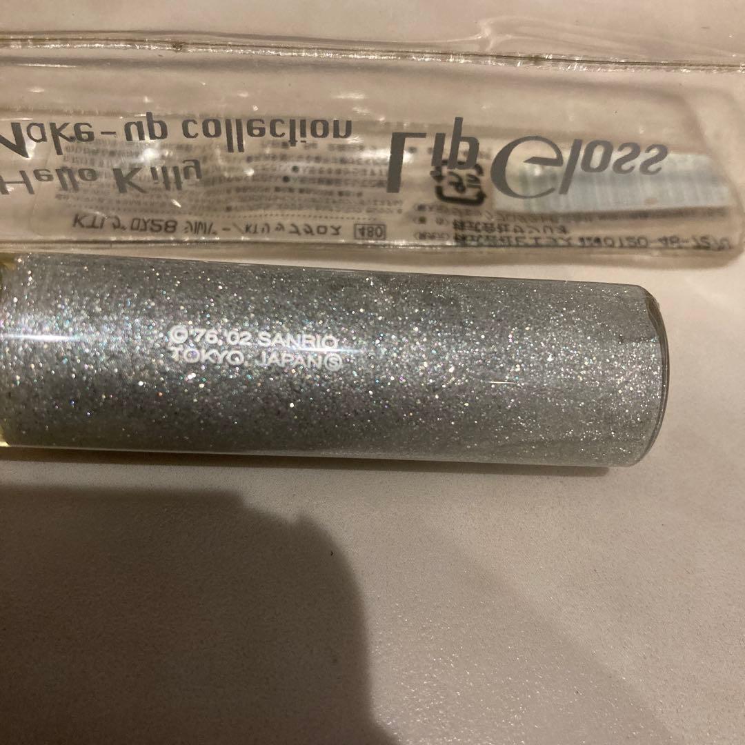 レトロ《2002年 ハローキティ リップグロス》当時物 コスメ☆シルバー