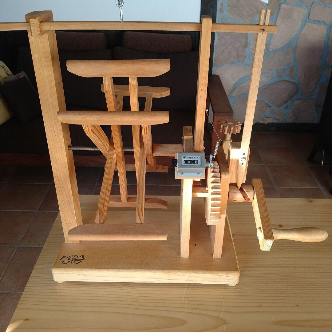 藤倉紡織機具店 兼用座繰り機 座繰りとかせ揚げの1台2役 かせ上げ