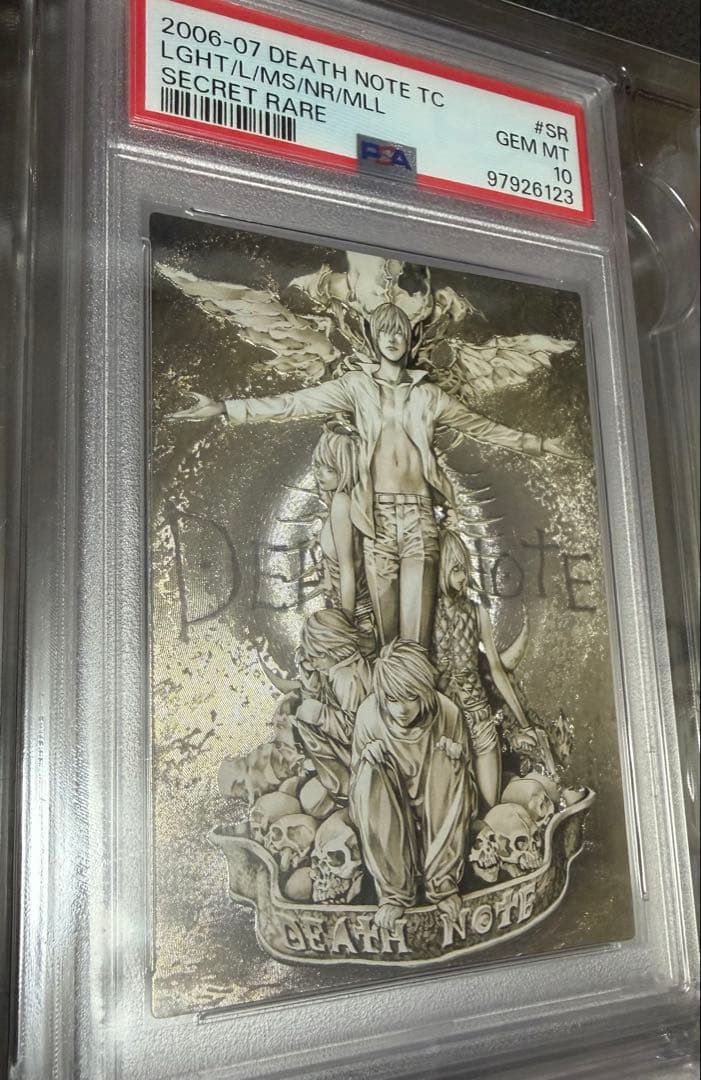 DEATH NOTE デスノート カード SR シークレットレア PSA10 - メルカリ
