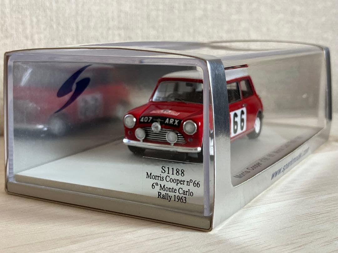 スパーク 1/43 モーリス クーパー #66 モンテカルロラリー 1963 スパークモデル スパーク 1/43 ポルシェ 356B T6 カレラ2 GT No.291