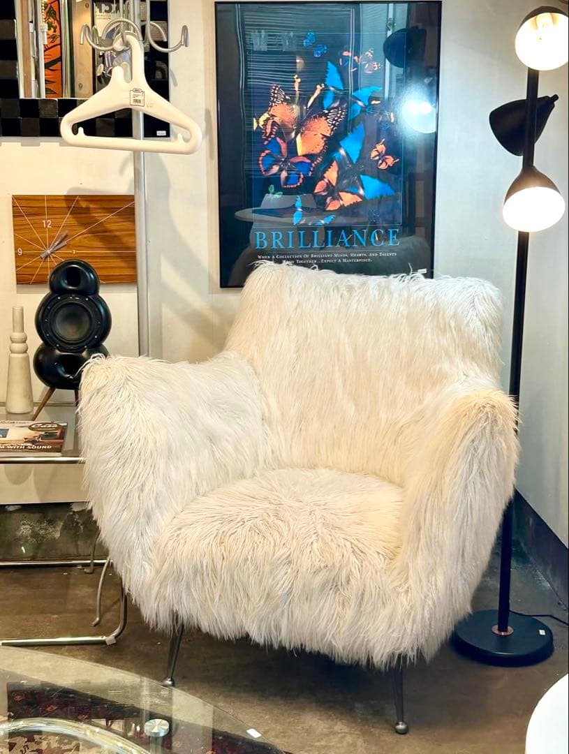 KARE ゴールドフィンガーホワイト アームチェア【monoroom町田】 KARE ゴールドフィンガーホワイト アームチェア【monoroom町田