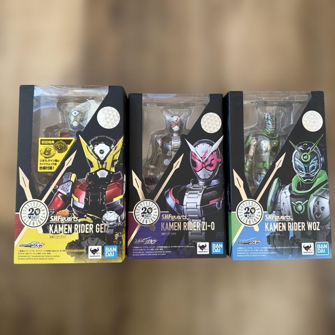 SHFiguarts 仮面ライダーゲイツ ジオウ ウォズ　3体セット フューチャータイム！『仮面ライダージオウ』S.H.Figuarts 仮面