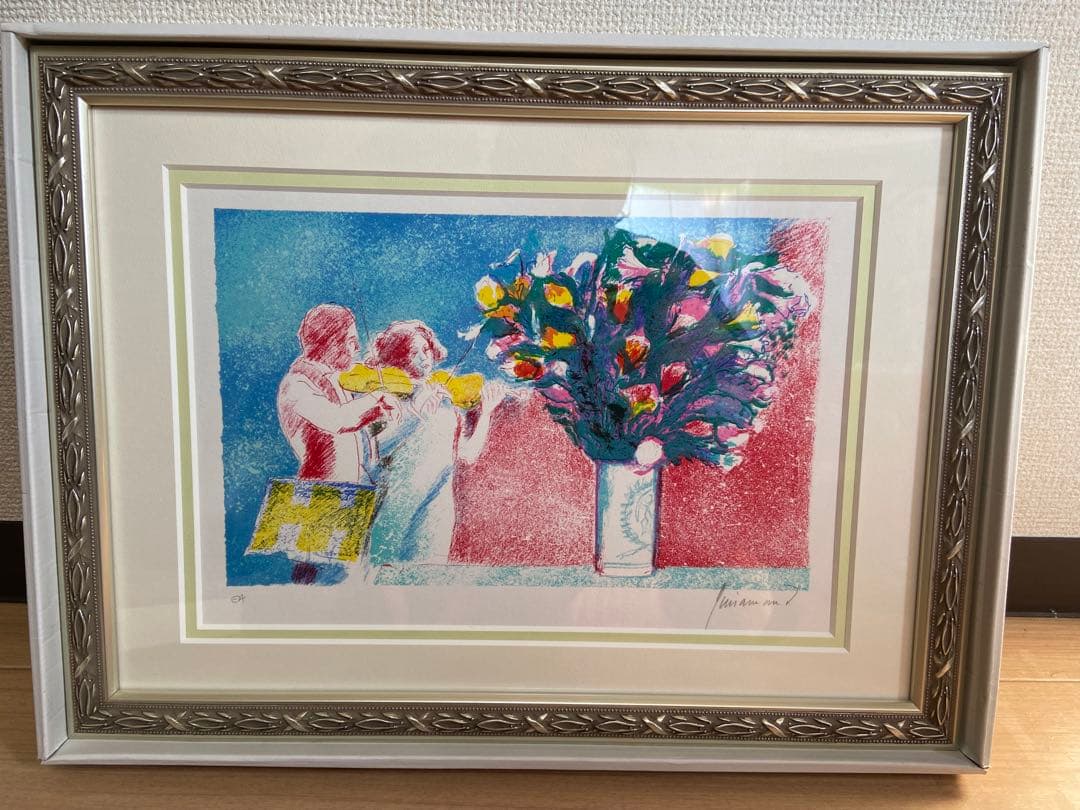 ポール・ギヤマン　限定数 EA リトグラフ ポール・ギアマン ポール・ギヤマン「ブローニュの森」リトグラフ 直筆サイン入り｜絵画販売