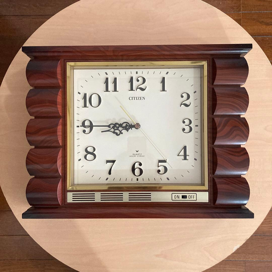 CITIZEN 壁掛け時計 シチズン 昭和レトロ クラシック ジャンク品