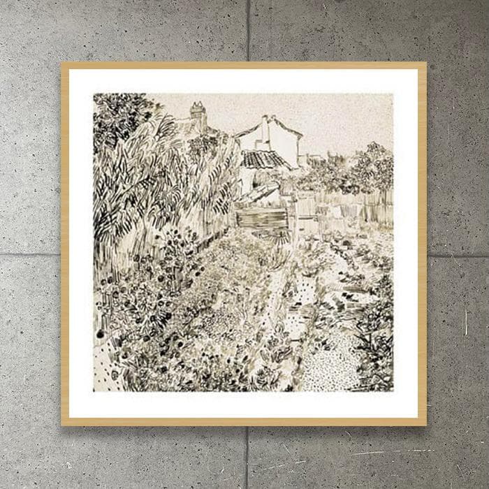 額装品/Jardin de Fleurs/ゴッホ/ポスター/アート/インテリア 限定1枚】JARDIN FLEURI 1990 / フィンセント・ファン・ゴッホ | POP