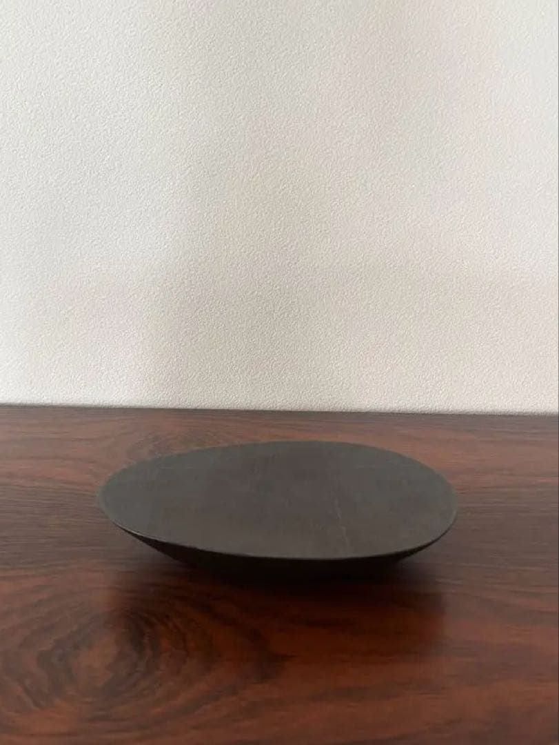 赤木明登　石丸皿 赤木明登 石丸皿 大 A 古銀 – 雨晴/AMAHARE