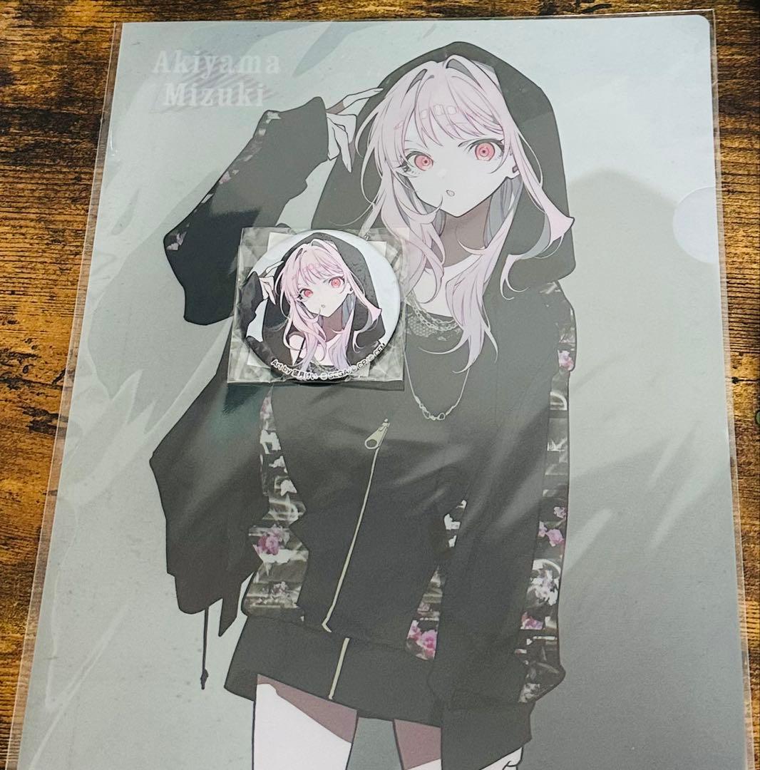 プロセカ ZOZOTOWN 暁山瑞希 クリアファイル 缶バッジ セット - メルカリ