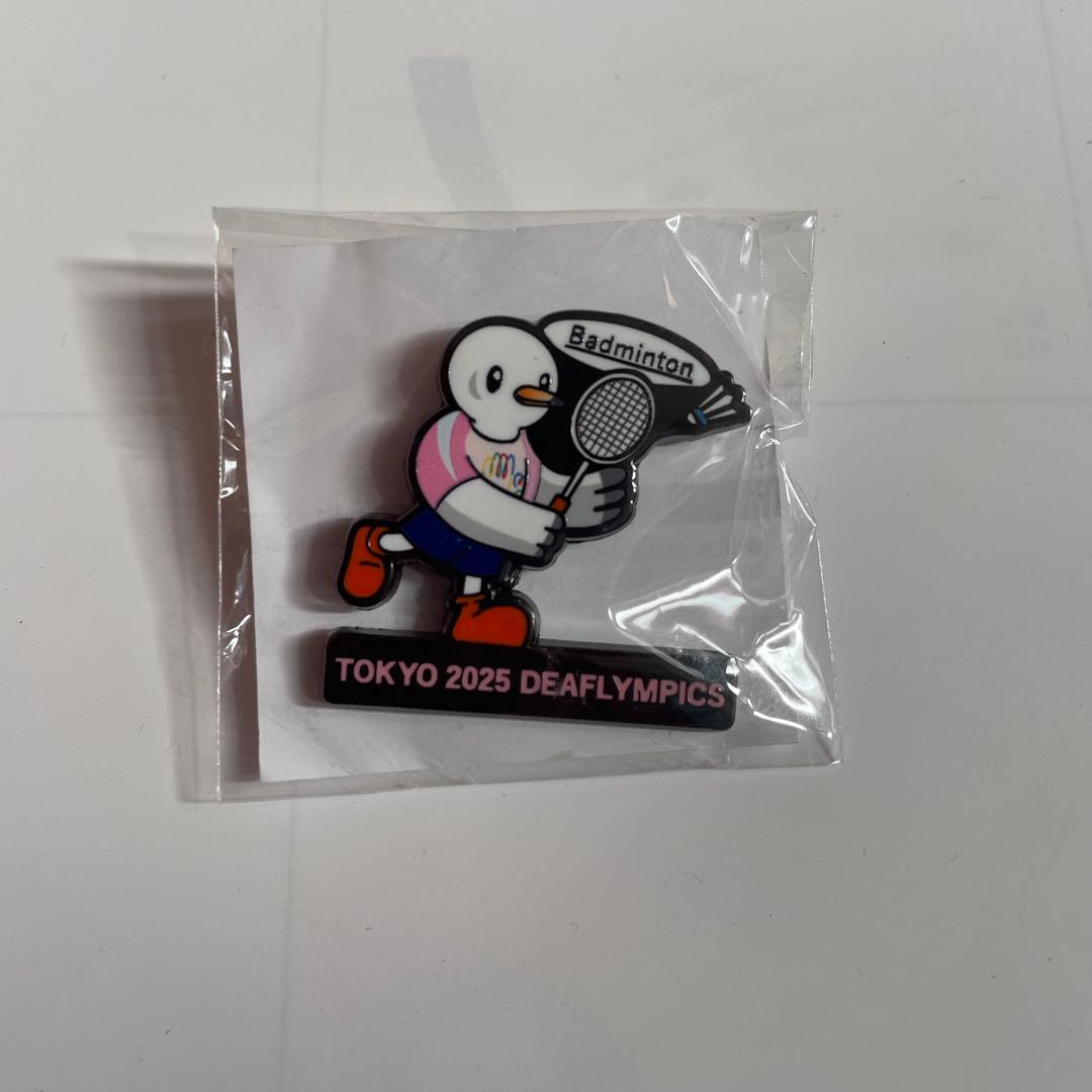 東京2025デフリンピック ピンバッジ3点セット - メルカリ