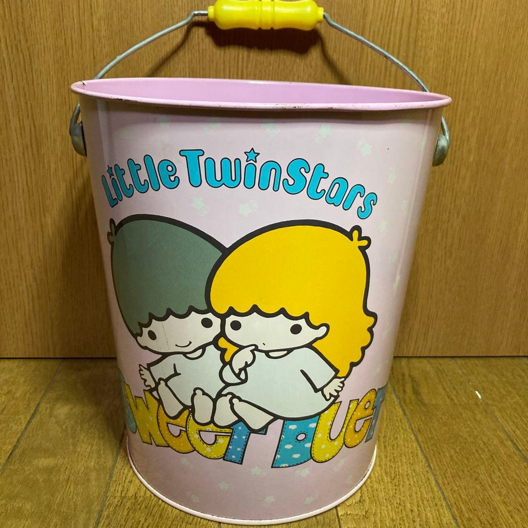 ☆昭和レトロ☆サンリオ☆キキララ☆ゴミ箱☆バケツ☆ダストボックス