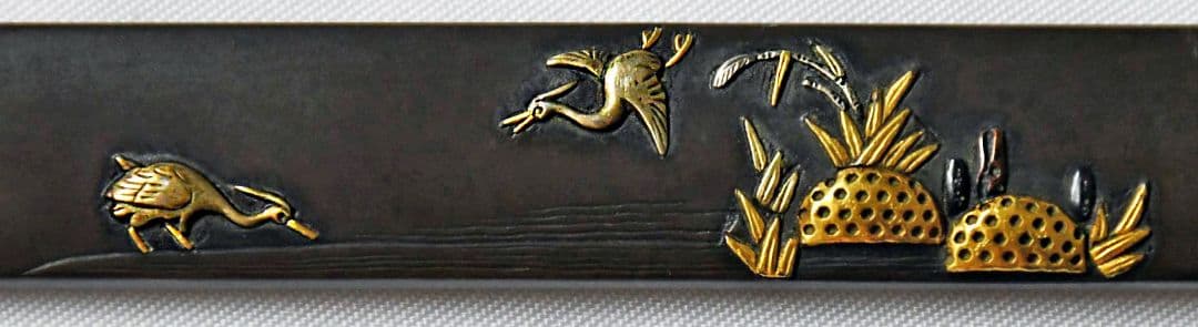 保存刀装具鑑定書 蛇籠白鷺図小柄 無銘 水戸 - メルカリ