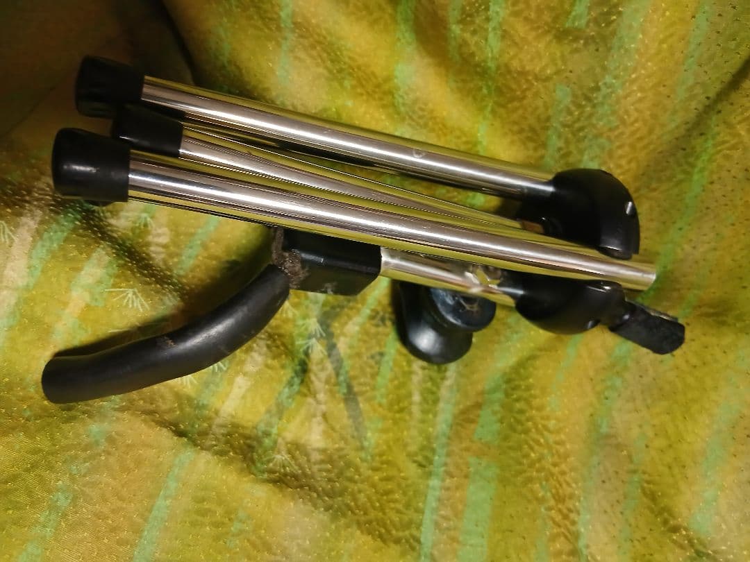 カーブド ソプラノサックス ノーブランド良品 ブラック スタンド付属