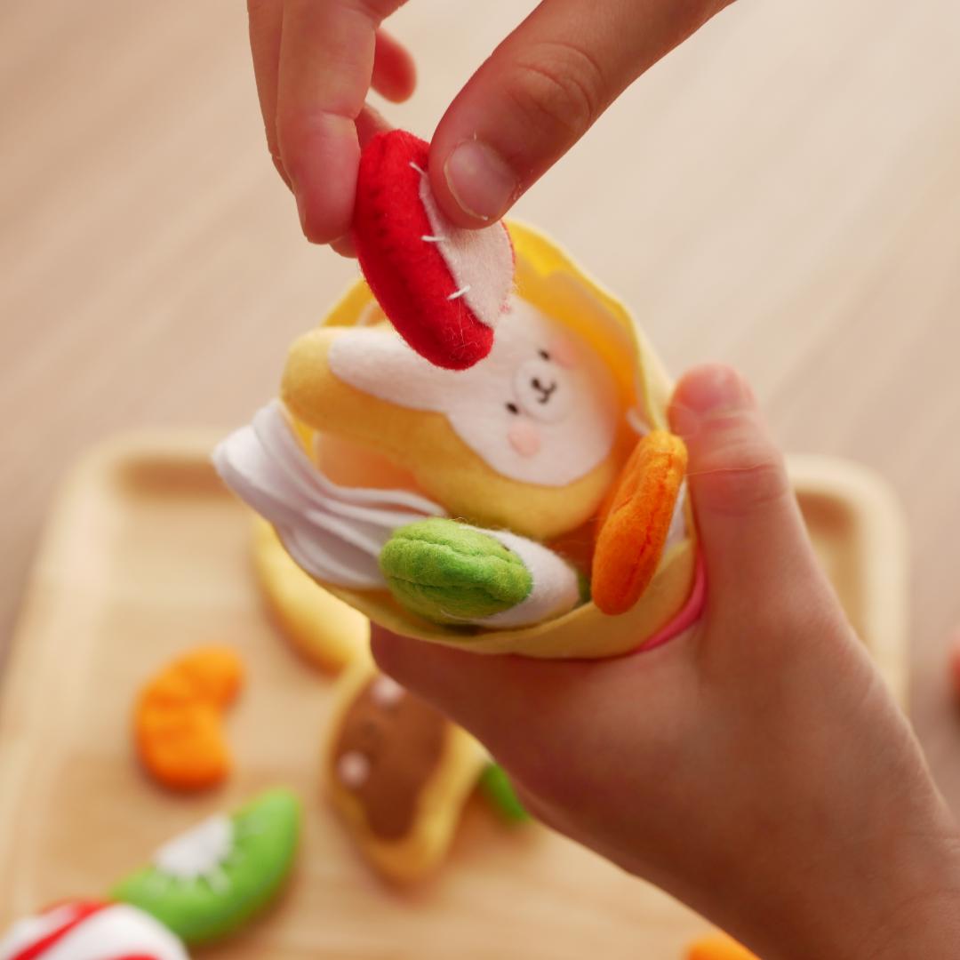 サンプルページ No.23】フェルトままごと クレープ