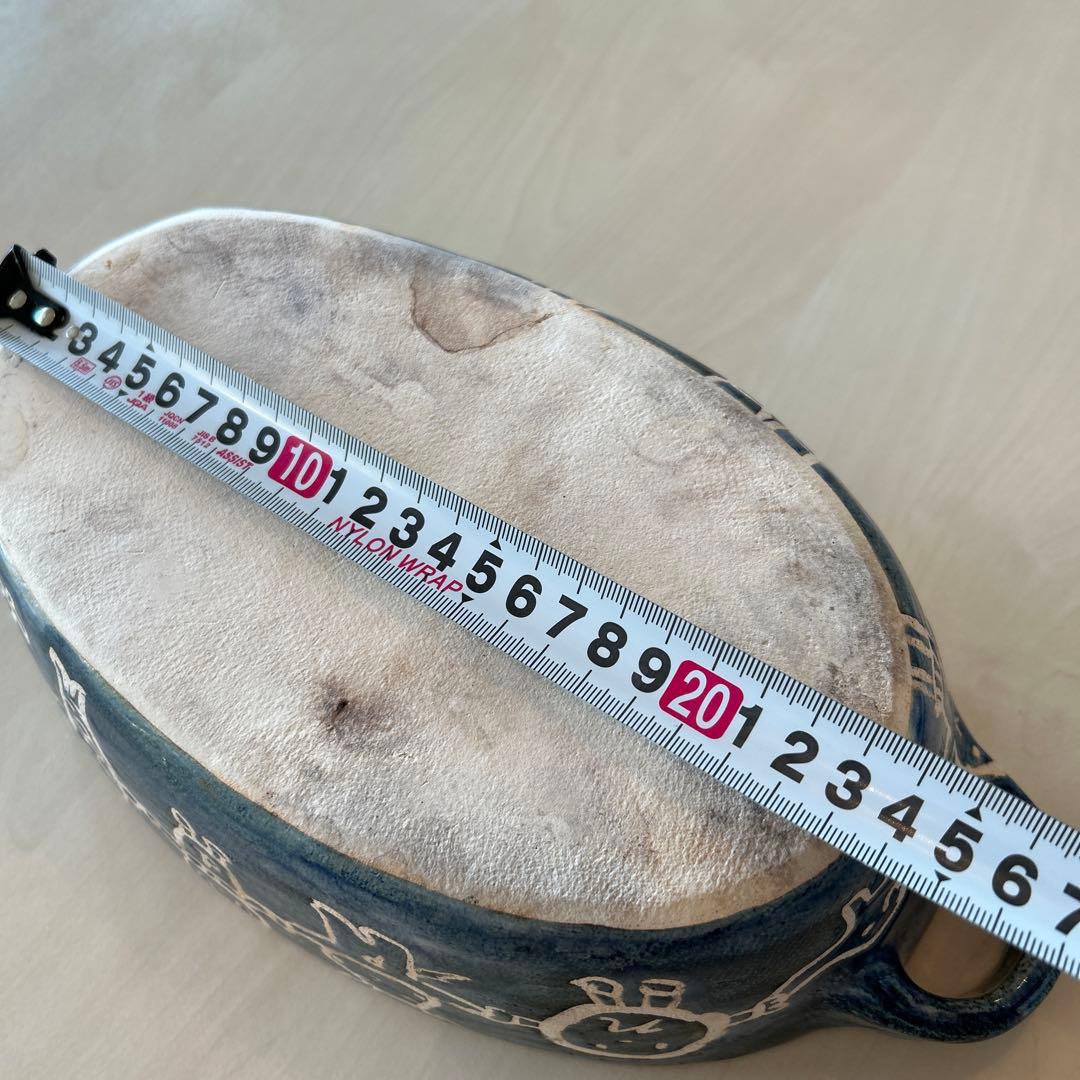 ❣️お値下げ❣️寺門広気さん✨超レア土鍋✨ブルー×ホワイト作家もの