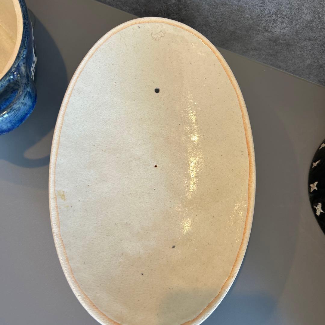 ❣️お値下げ❣️寺門広気さん✨超レア土鍋✨ブルー×ホワイト作家もの