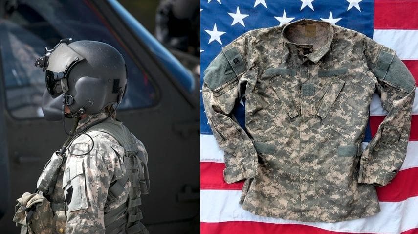 米軍 レア ACU エアクルー ジャケット M-R ヘリクルー A2CU 707 - メルカリ