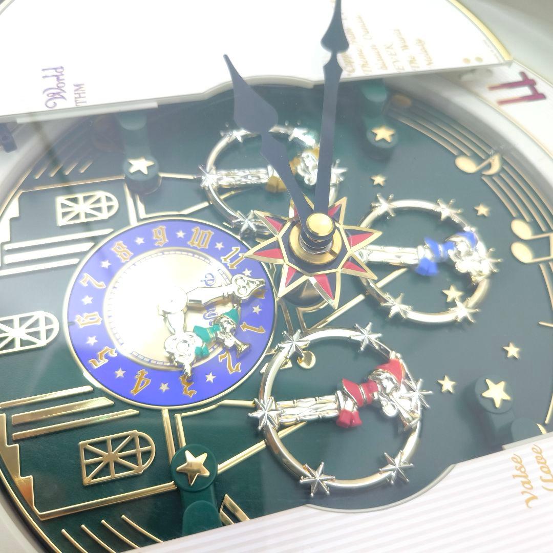 リズム時計 スモールワールド 掛け時計 4MH754 からくり時計 壁掛け