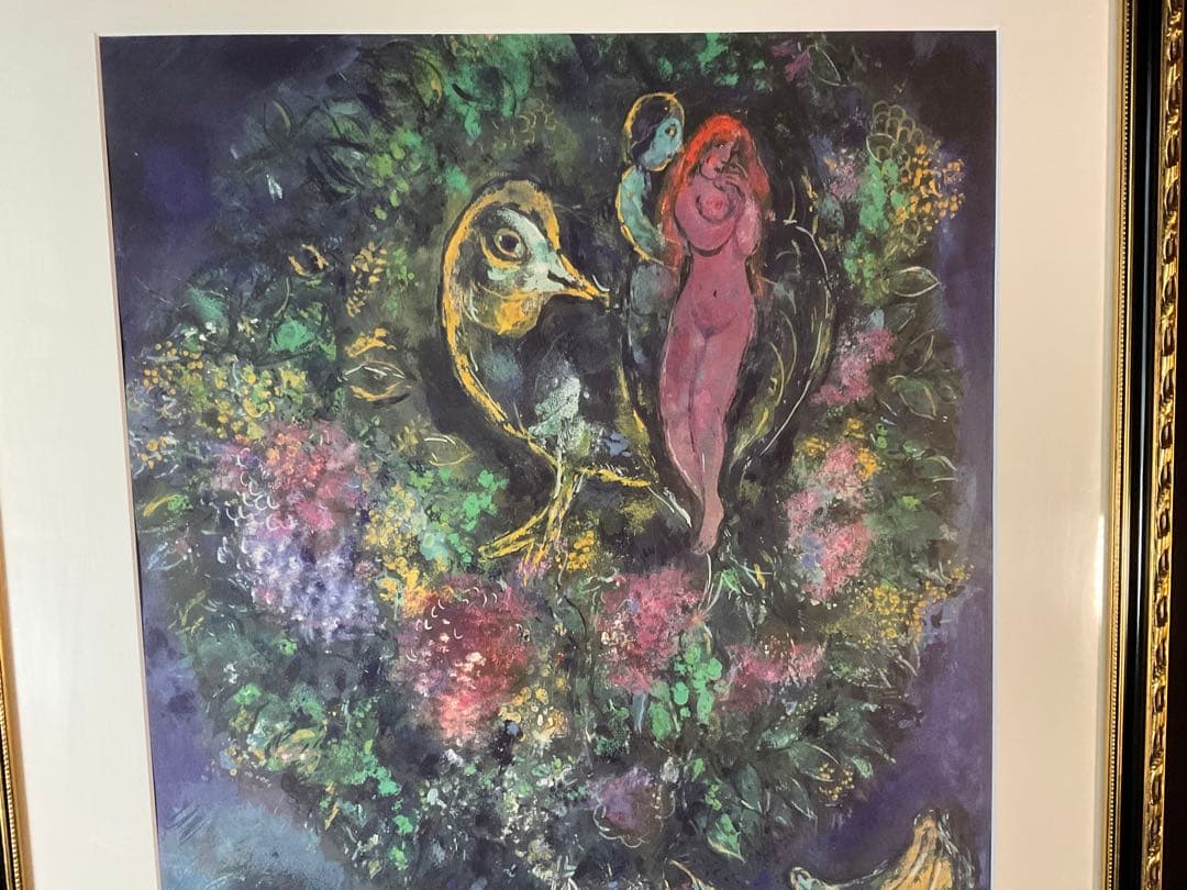 特別値下 マルク・シャガール「花とフルーツ」リトグラフ - メルカリ