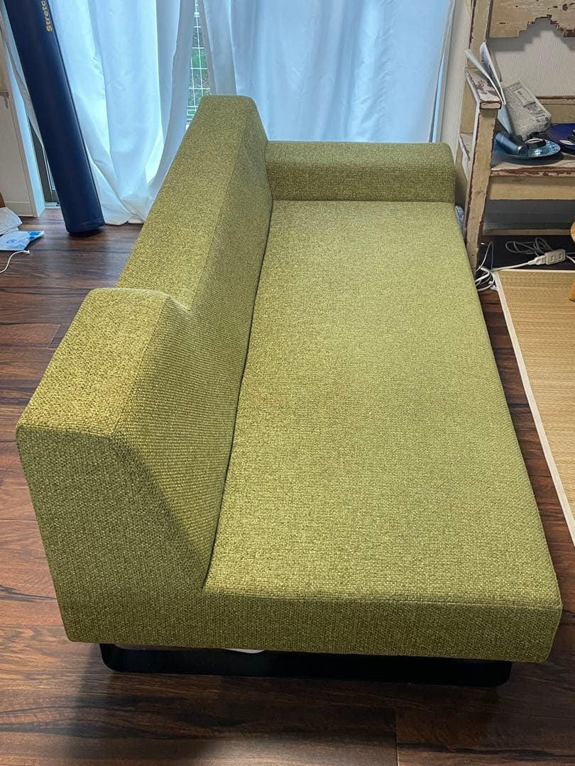フランネルソファ シエスタ 3人掛け ソファベッド グリーン 緑 - メルカリ