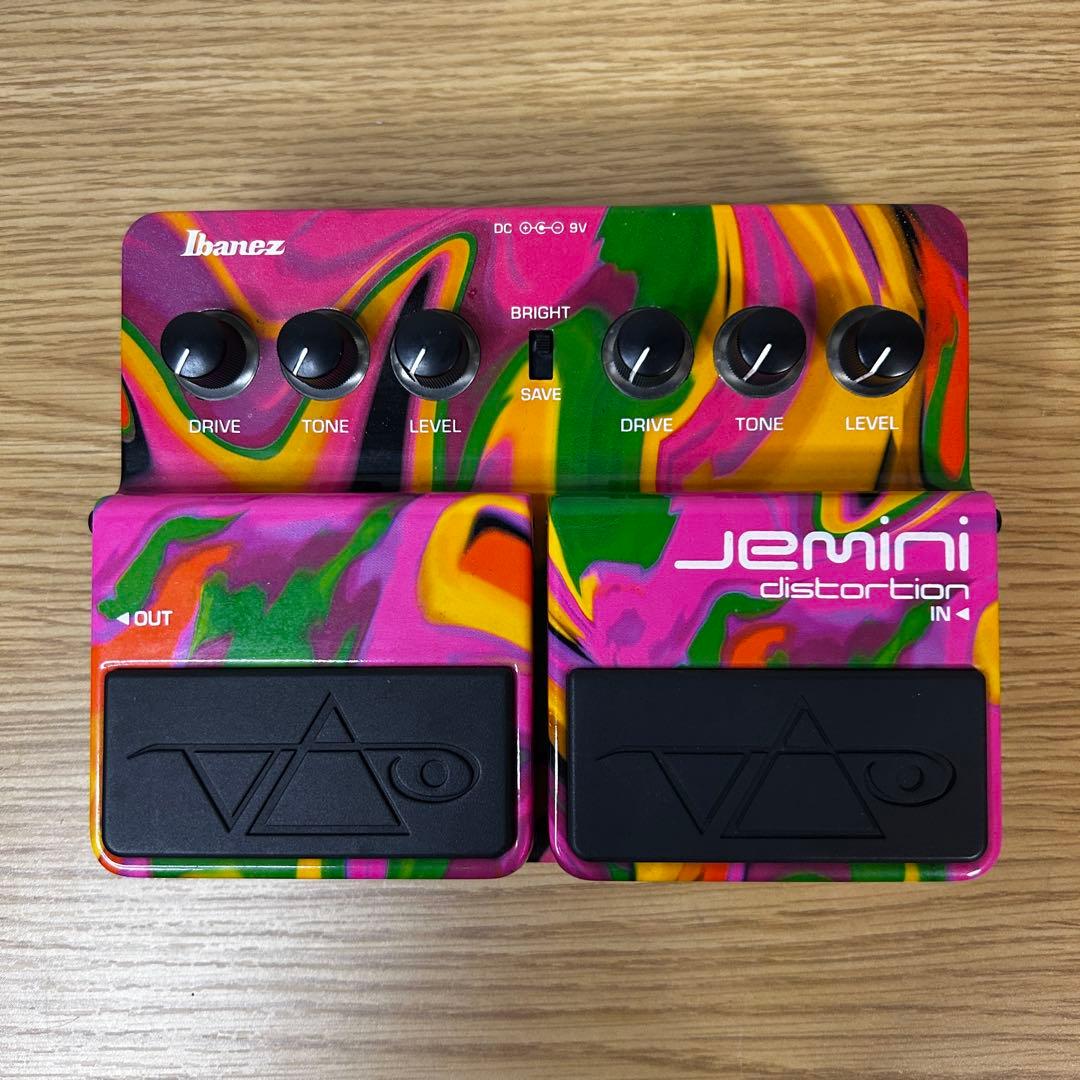 Ibanez Jemini distortion Stive Vaiエフェクター Ibanez JEMINIのビデオが面白い。