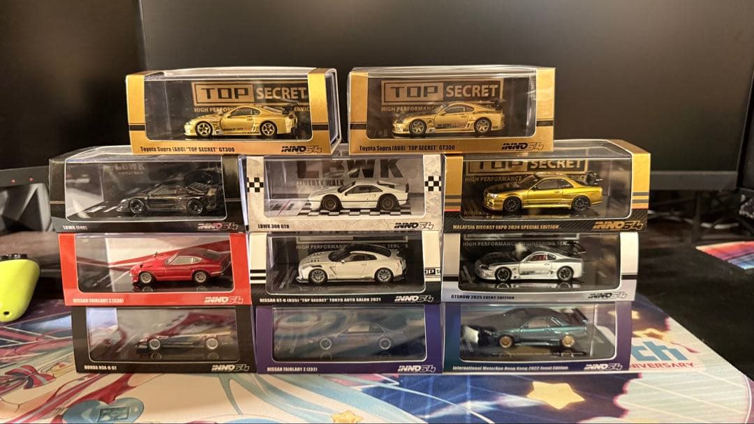 イノモデル inno64 組み合わせセット Amazon | Inno Models 1/64 ニッサン 300ZX (Z32) オックスフォード