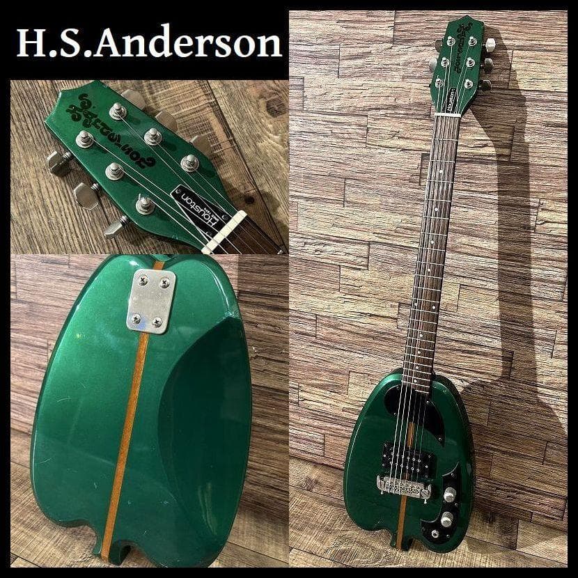 エイチエス アンダーソン ヒューストン アップル ギター メタリックグリーン H.S.Anderson HS-AI Apple Guitar 1982年製 Electric エレキギター