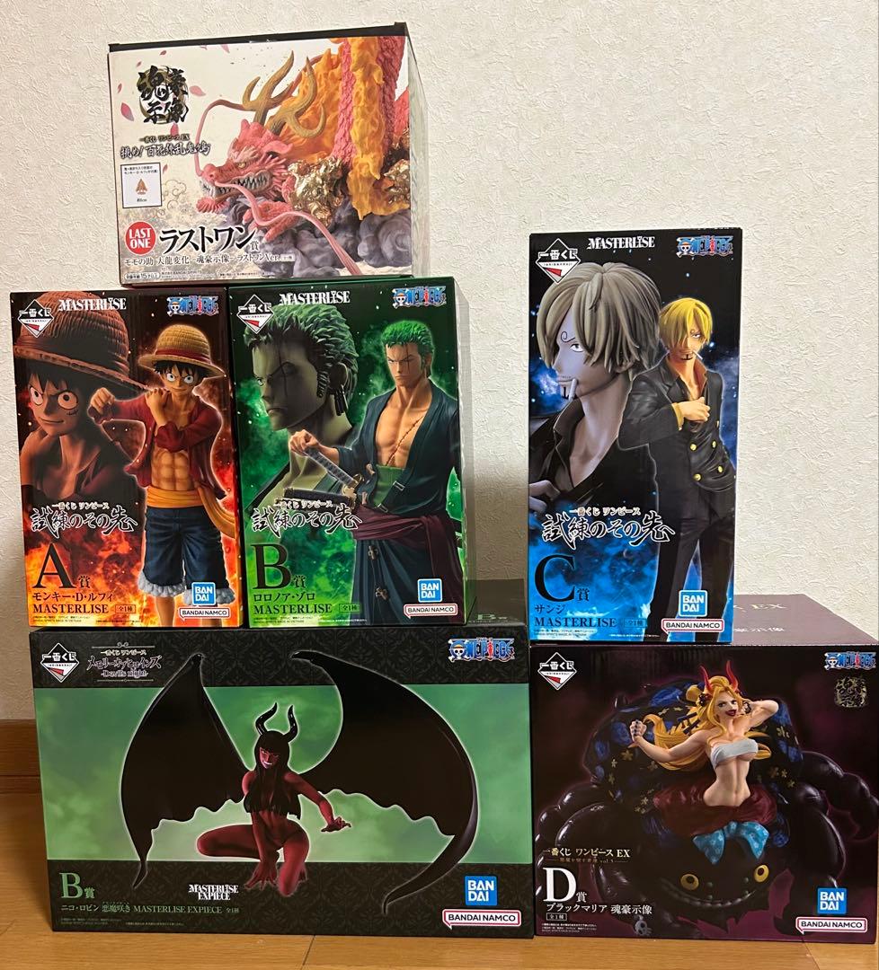 1番くじ ワンピース フィギュア 8体まとめ売り - メルカリ