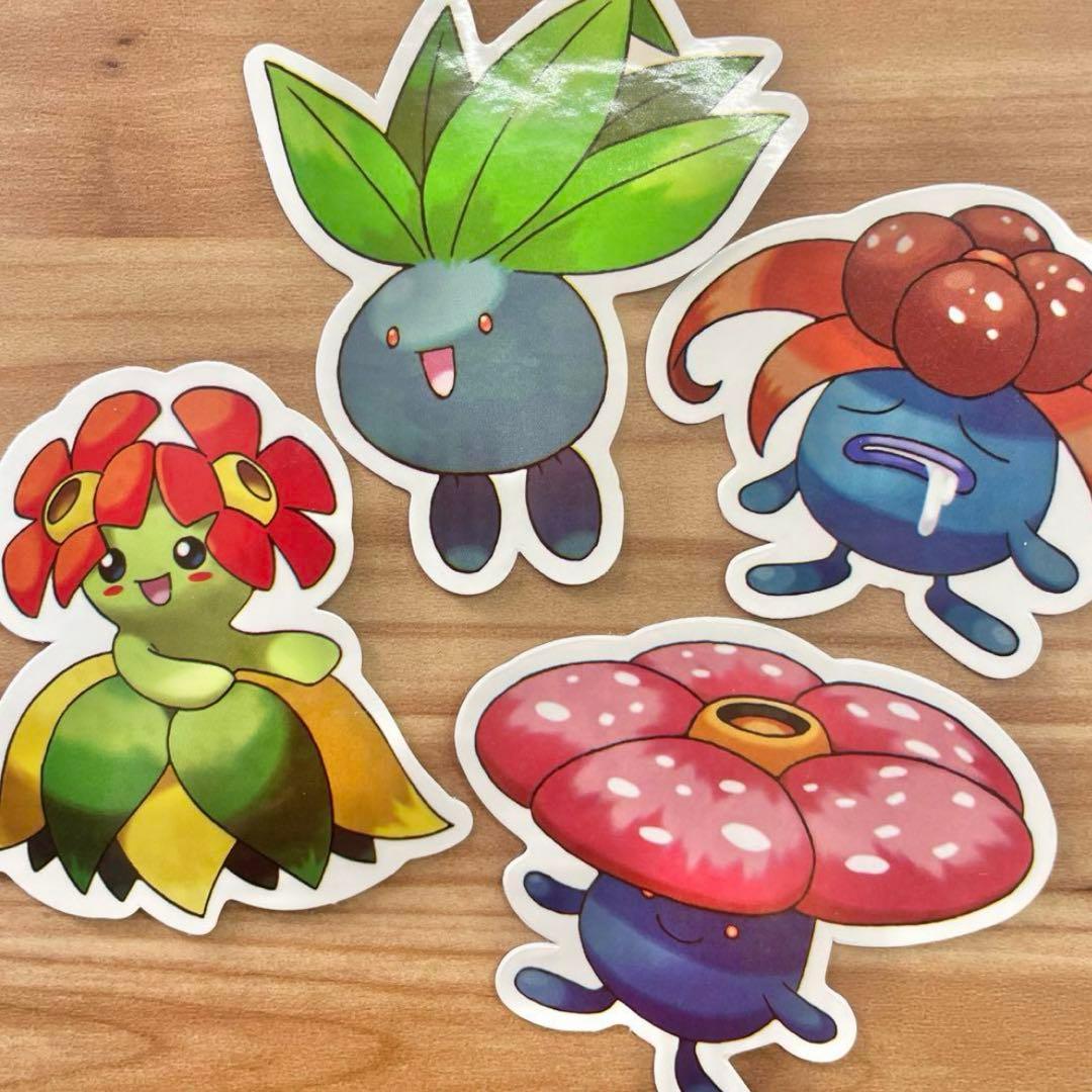 ポケモンシール フレークシール ナゾノクサ クサイハナ キレイハナ