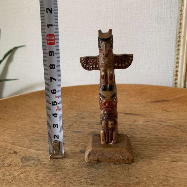 トーテムポール 木彫り 民俗 民族 工芸 カナダ vintage ビンテージ