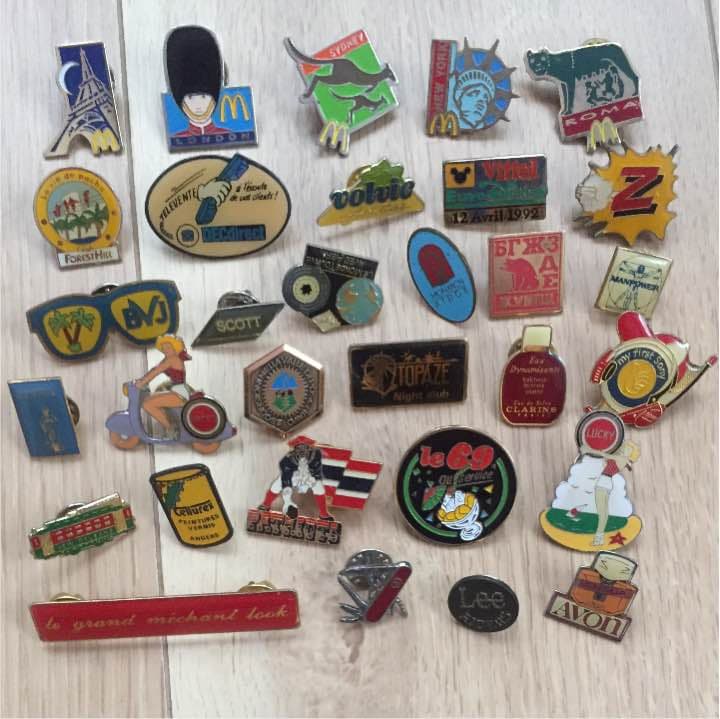 超貴重！ ビンテージ ピンバッチ ヴィンテージ ピンバッジ 31個セット