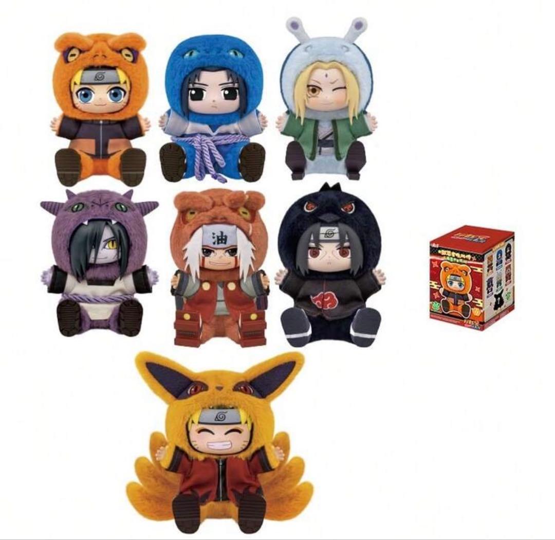 ナルト TOPTOY ぬいぐるみ 6体セット Qoo10] TOPTOY 「正規品」中身判明あり 全6種+1種 N