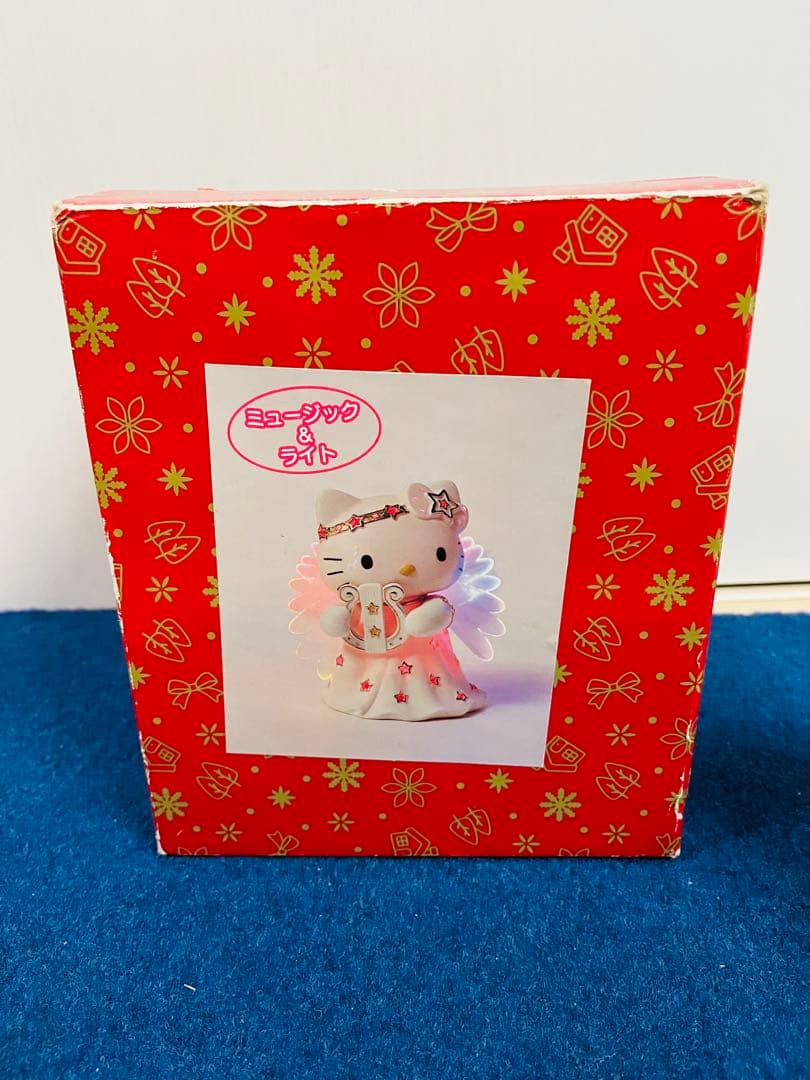 新品未使用】ハローキティ ファイバー 天使ドール ライト 陶器 レトロ