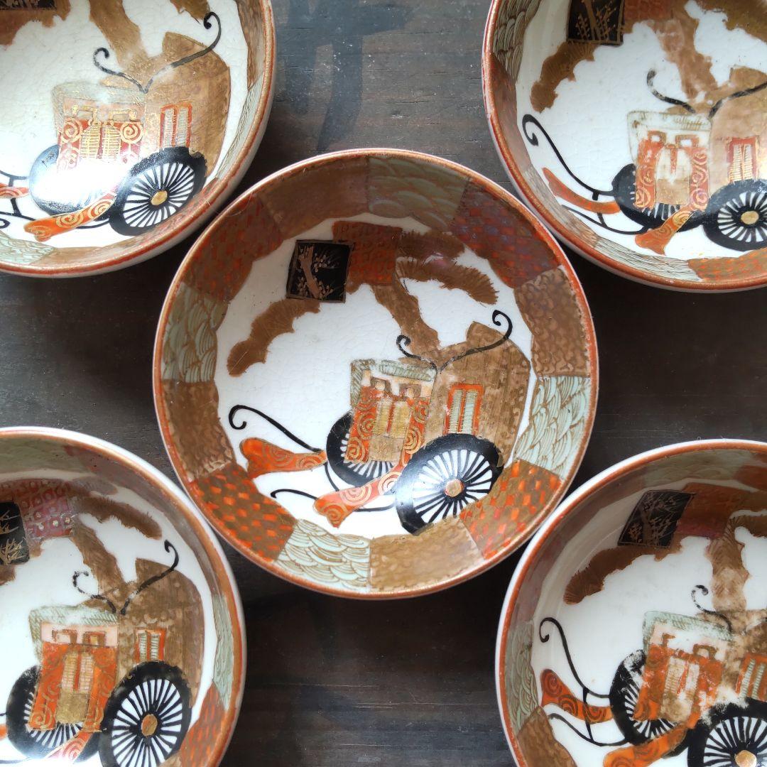 九谷焼 杯5客 明治期 上手 - メルカリ