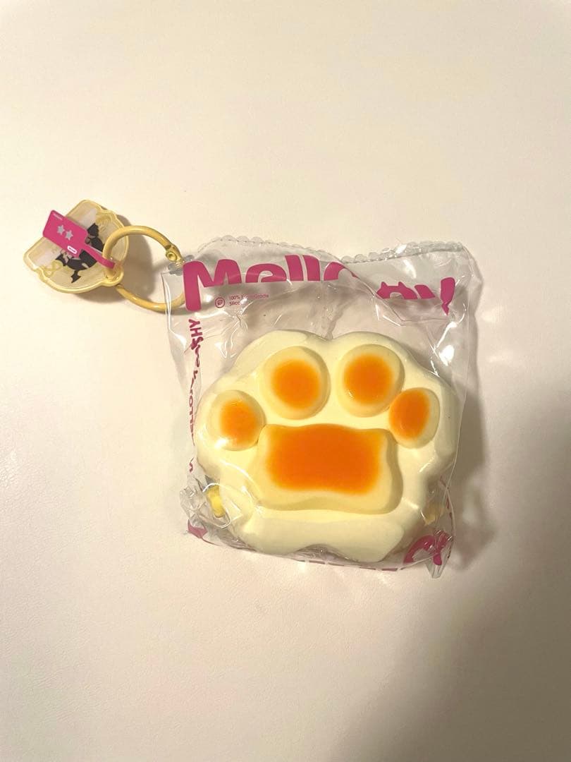 新品 未使用】mellojoy メロジョイ 癒しの猫爪 チーズ爪 スクイーズ