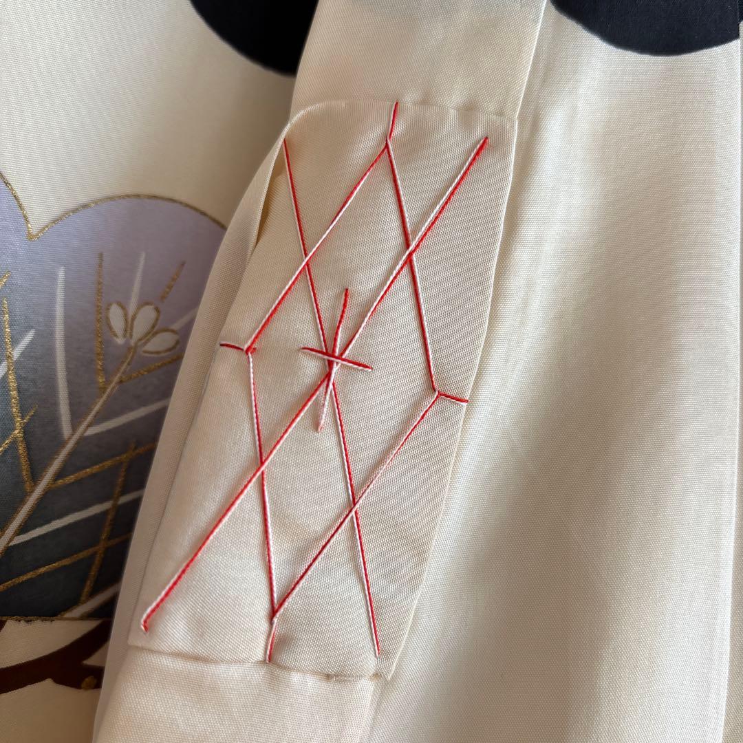 No.4 正絹 男の子お祝い着 長襦袢 のしめ 七五三