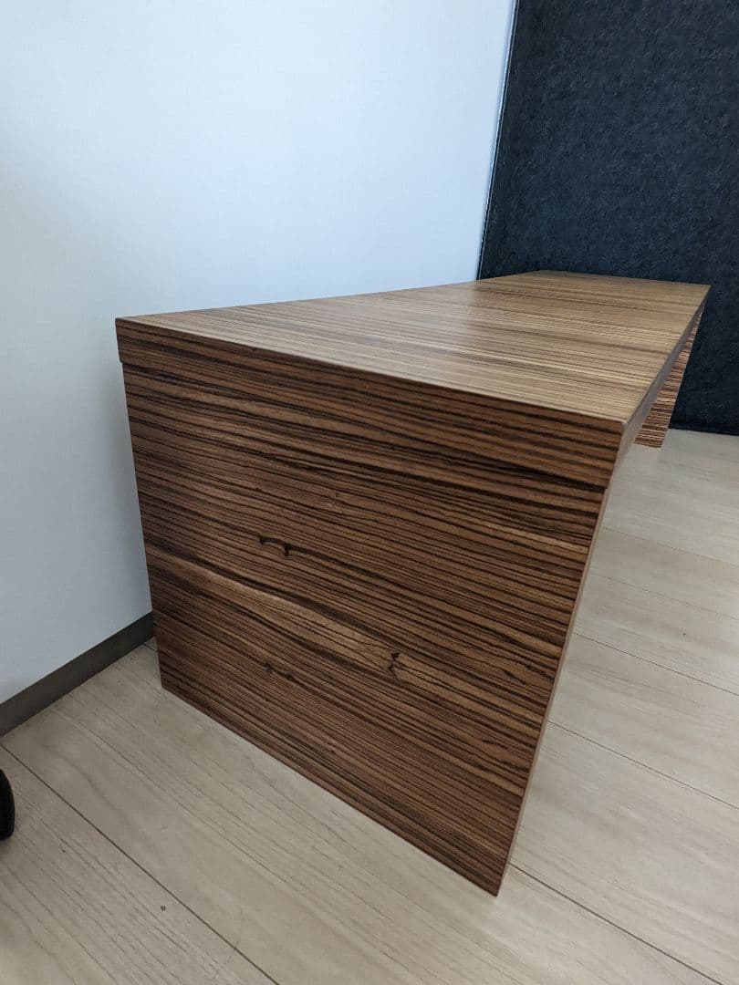 愛知岐阜のみお届けの無料サイドテーブル 長テーブルウォールナット