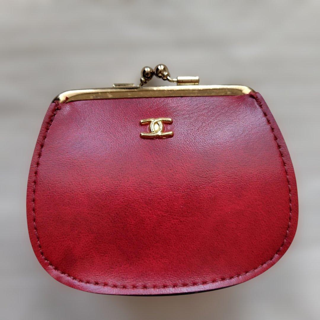 シャネル　CHANEL　ノベルティ　ケース　小銭入れ　がまぐち財布 CHANELシャネル ノベルティ コインケース がま口 - メルカリ