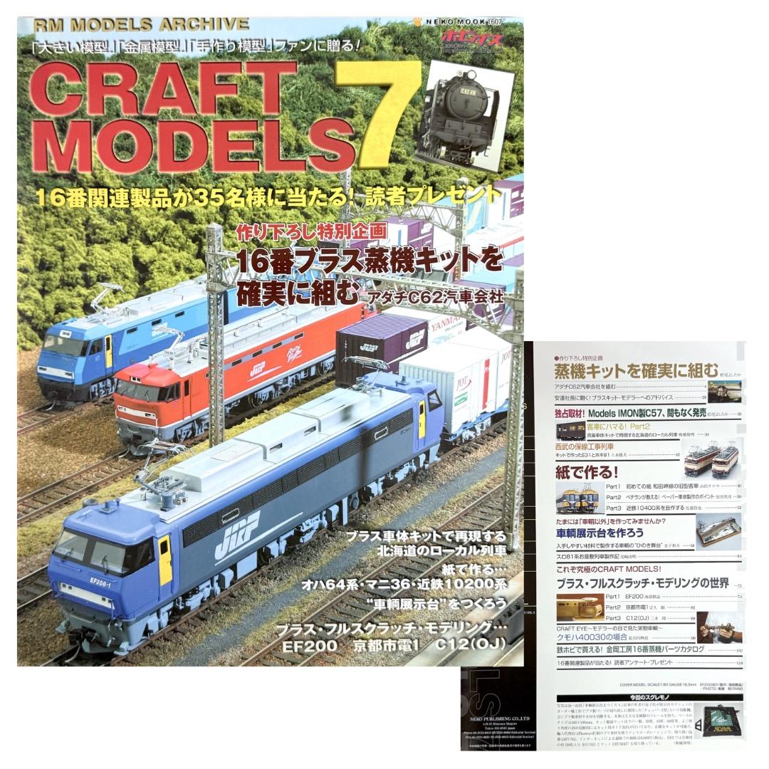 鉄道模型雑誌 CRAFT MODELS 13冊