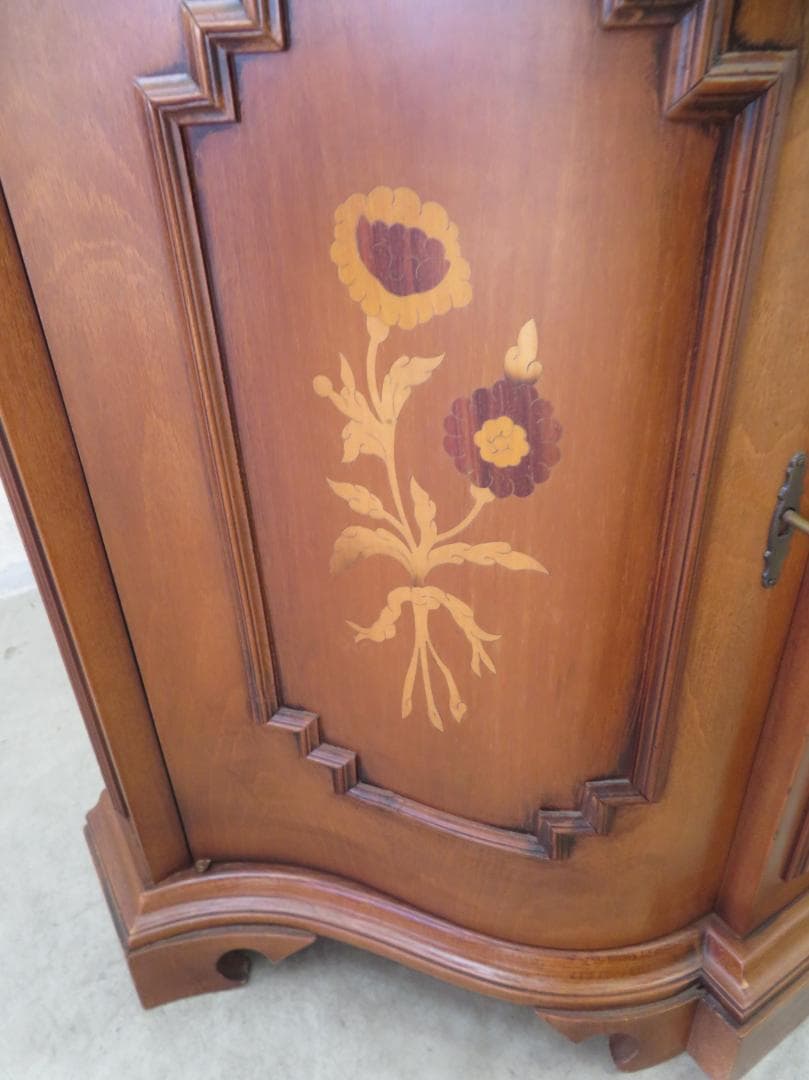 美品□イタリア最高級□象嵌□サイドボード□キャビネット□花柄