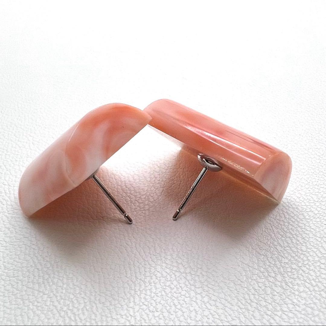 深海珊瑚　プラチナpt900ピアス　9.82g