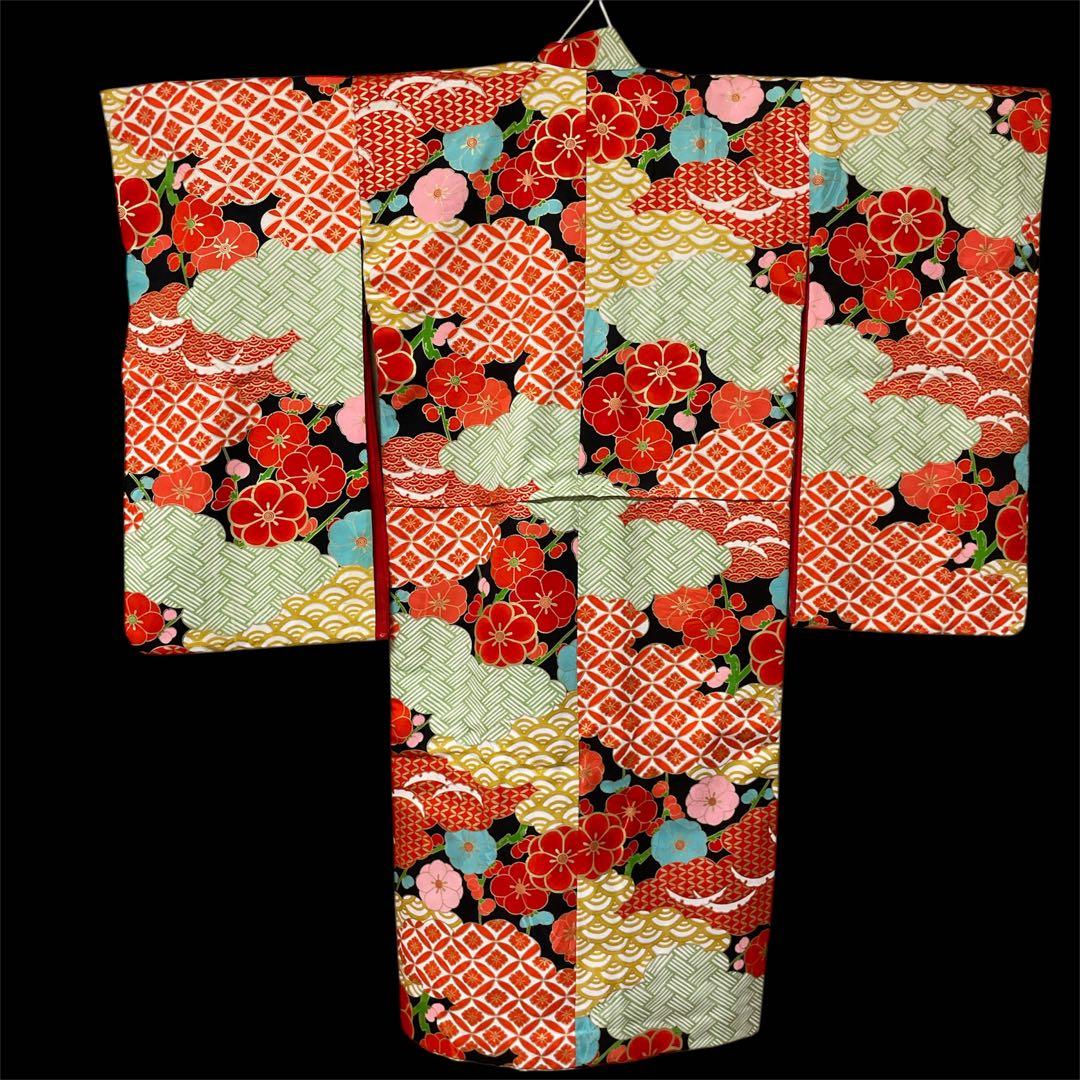 アンティーク　女の子　子供着物　大正ロマン七五三着物 7-60浪漫（ろまん）｜七五三レンタル衣装 7歳女児 - キモノガール