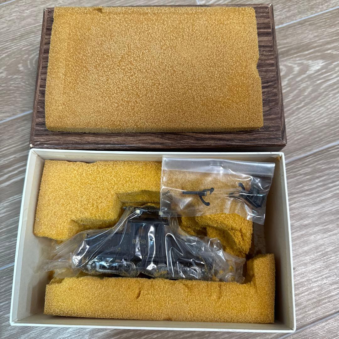 【希少】つぼみ堂模型店 ブラス ED25 塗装済完成品HOゲージ真鍮モデル 箱付 ED25つぼみ堂
