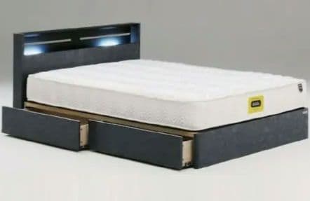 ダブルベッドフレーム(GH 引出し付き BK) ダブルベッドフレーム(GH 引出し付き BK) | ニトリネット【公式】 家具