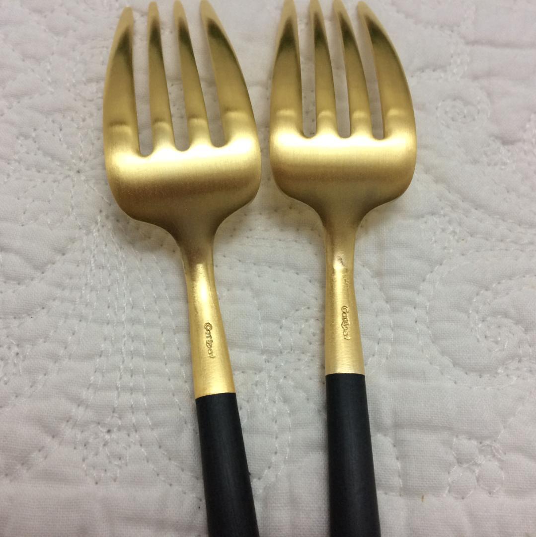 残り僅か！ クチポール GOA ブラック＆ゴールド ディナー3種×各2