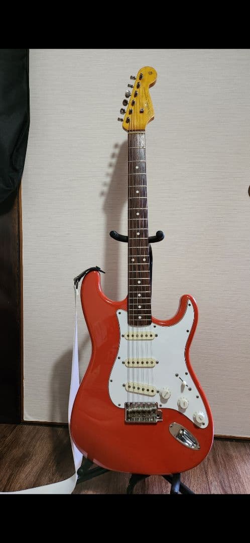 ギター Fender japan Stratocaster Fender Japan ST62-AS 40th Anniversary Stratocaster Burgundy Mist