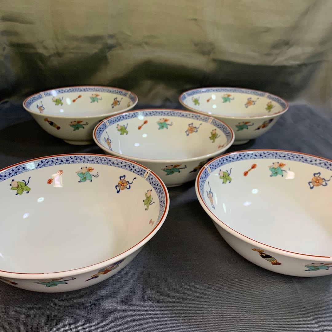 ナルミ セット 中華 唐子 八角皿 レンゲ 豆皿 大皿 丼 プレート - メルカリ