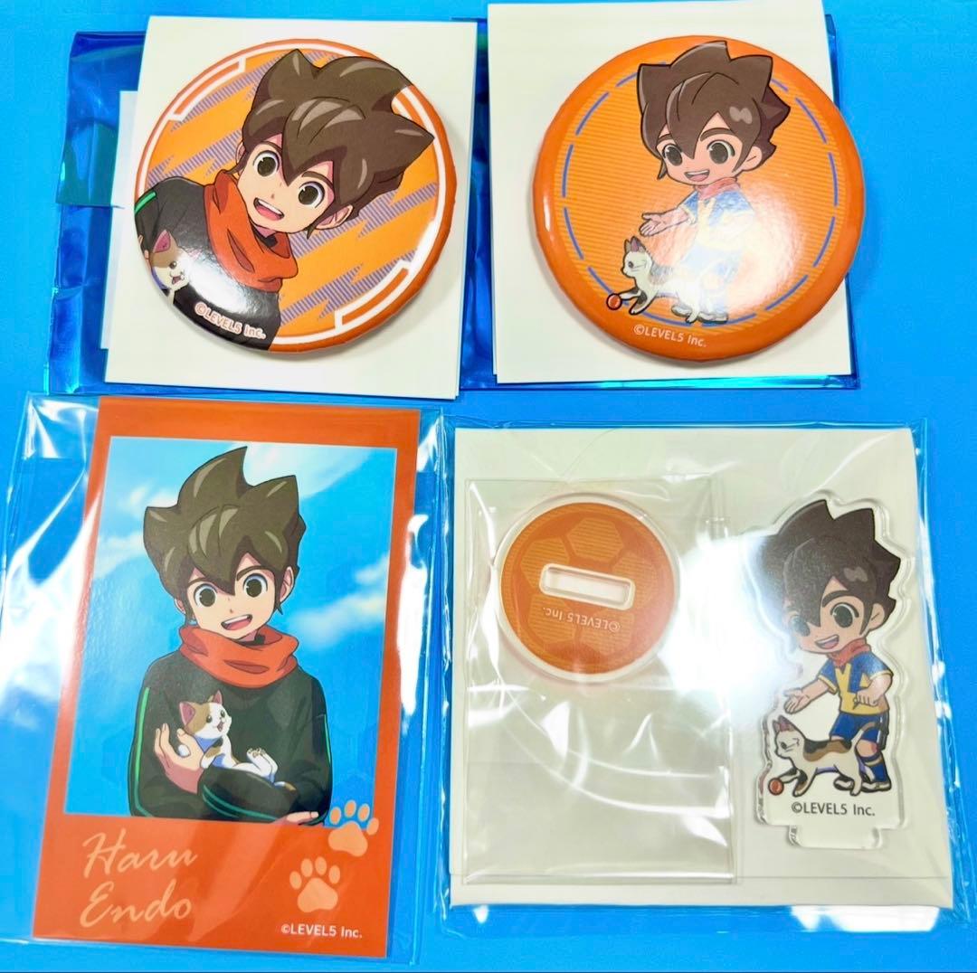 イナズマイレブン まねきねこ 缶バッジ アクスタ フォトカ 円堂ハル