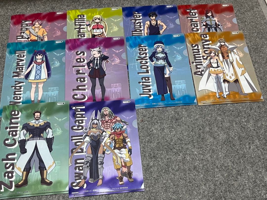 フェアリーテイルナツカフェミニクリアファイル